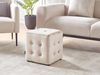 Ottomane WISCONSIN Helles Beige 36 cm 36 cm Bild 3