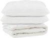 vidaXL Bettdecke mit Kissen 3 pcs Weiß Mikrofaser 3377704 Bild 2