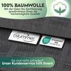 Slummer Bettwäsche Damast in Gr. 135x200cm, 155x220cm, 200x200cm, anthrazit, Baumwolle, 4 teilig, YKK-Reißverschluss, Kissenbezug 80x80cm Bild 3