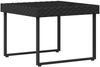 vidaXL Gartensofa-set 2 pcs Schwarz und Creme Poly Rattan Stahl 42026820 Bild 5
