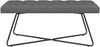 vidaXL Bank mit Knopfheftung Dunkelgrau 110 x 40 x 46 cm Stoff 42038372 Bild 4