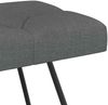 vidaXL Bank mit Knopfheftung Dunkelgrau 110 x 40 x 46 cm Stoff 42038372 Bild 5
