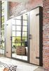 Kleiderschrank STOCKHOLM silver fir graphit mit Spiegel Bild 2