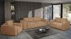 Sofa Designersofa 2-Sitzer VAJANA Stoff Tilia Rostbraun Bild 3