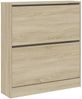 vidaXL Schuhschrank Sonoma-Eiche 80x21x87,5 cm Holzwerkstoff 839919 Bild 4