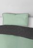 biberna Melange-Flanell Kissenbezug 0840500 MELANGE UNI, mint, 1x 40x60 cm Bild 4