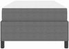 vidaXL Bettrahmen mit Matratze Hellgrau 90 x 200 cm Stoff 3399100 Bild 5