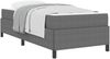 vidaXL Bettrahmen mit Matratze Hellgrau 90 x 200 cm Stoff 3399100 Bild 2
