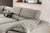 KAWOLA Sofa DELIA Ecksofa XL Cord steingrau Recamiere links 74 x 219 x 312 cm Bild 2