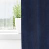vidaXL Verdunkelungsvorhänge 2 pcs Dunkelblau 140 x 140 cm Samt 4107198 Bild 3
