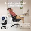 Ergotopia 'PureBack' ergonomischer Bürostuhl mit Lordosenstütze & 4D-Armlehne, Schwarz, ohne Kopfstütze Bild 3