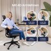 Ergotopia 'PureBack' ergonomischer Bürostuhl mit Lordosenstütze & 4D-Armlehne, Schwarz, ohne Kopfstütze Bild 5