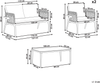 Lounge Set SCIACCA Metall Grau Bild 2