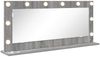 vidaXL Waschtischspiegel Rechtwinklig Graues Sonoma 100 x 45 x 18 cm 868330 Bild 2