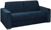 Vente-unique - CALITO Sofa SamtStoff Blau - B 223 cm94 cm x H 85 cm x L 194 cm Bild 3