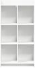 vidaXL Bücherregal Weiß 59 x 30 x 111 cm Holzwerkstoff 8011283 Bild 3