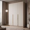 Lookway Kleiderschrank AUREL 3D KASCHMIR Drehtürenschrank mit 3 Türen 150 x 210 x 57 cm Bild 2