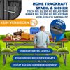 KESSER® Bierzeltgarnitur 3-teilig Set Tisch & 2x Bank | Buffettisch für drinnen & draußen Gartengarnitur klappbar 183x76x74cm Kunststoff Klapptisch Gartentisch inkl. Abdeckung & Tragegriffe Anthrazit, Glatt Bild 5