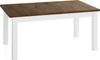 WFL GROUP Esstisch Lindberg ausziehbar verlängerbar rechteckig mit weißen Holzbeinen (MADE IN EU, XXL Groß– 120/140/150/160/200 cm ausziehbar auf 160/180/190/240/300 cm), platzsparender Tisch in Holzoptik für Küche, Esszimmer oder Wohnzimmer Bild 4