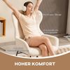 Relaxsessel Mit Hoher Rückenlehne & Leinenstoff - Eleganter Ohrensessel Wohnzimmer Sessel Mit Stahlrahmen Bild 3