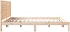 Doppelbett, Betten für Erwachsene, Massivholzbett Extra Lang ohne Matratze 200x220 cm de499 Bild 5