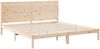 Doppelbett, Betten für Erwachsene, Massivholzbett Extra Lang ohne Matratze 200x220 cm de499 Bild 3