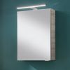 Fackelmann SBC A-VERO Gäste-WC Spiegelschrank 40 cm, Grau, links Bild 2