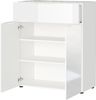 Kommode >M-404< (BxHxT: 83x102x42 cm) in weiss - 83x102x42cm (BxHxT) Bild 2