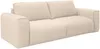 Vente-unique - POGLO Sofa Stoff Beige - B 100 cm x H 80 cm x L 236 cm Bild 3