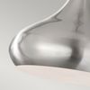 Pendelleuchte, Deckenlampe, Stahl Edelstahl, D 25,4 cm Bild 4