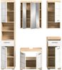 Badezimmer-Set >Lambada< in sonoma eiche hell/weiß - 164x191x34cm (BxHxT) Bild 3