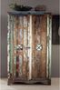 Kleiderschrank Altholz 118x60x198 mehrfarbig lackiert NATURE OF SPIRIT #42 Bild 2