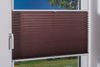 K-home Klemmfix-Plissee Palma 100x210 cm (B x L) Mokka Lichtschutz +++ Moderne Crushed Optik +++ Bild 3