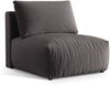 Micadoni Modul Chris 1-Sitzer Samt Dunkelgrau Bild 2