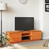 vidaXL TV-Schrank Wachsbraun 140x35x40 cm Massivholz Kiefer 847131 Bild 3