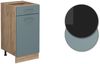 Küchenunterschrank R-Line Blau-Grau 40 cm , AP Anthrazit Vicco Bild 5