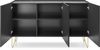 AX LIVING Kommode Schwarz Acalia K144 144 cm Modern und Funktional Bild 5