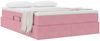 vidaXL Aufbewahrungsbett mit Matratze Rosa 140 x 190 cm Samt 3370304 Bild 3