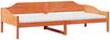 vidaXL Massivholzbett ohne Matratze Wachsbraun 90x190 cm Kiefernholz 850919 Bild 3