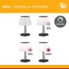 Paulmann 'Lillesol' Solar LED Tischleuchte 3-Step-Dim, Edelstahl #94309 Bild 3