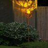 LED Solarleuchte, IP44, Erdspitz, Akku, rostfarben, H 90cm Bild 2