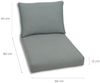 Go-De Palettenkissen grau 80 x 60 x 12 cm Palettenpolster Sitzkissen Auflage Bild 5