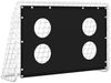 vidaXL Fußballtor mit Torwand, Stahl weiß, 184x61x122 cm Bild 2