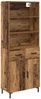vidaXL Highboard Altholz 69,5 x 34 x 180 cm Holzwerkstoff 3415733 Bild 2