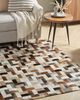 Teppich Kuhfell braun-beige 160x230 cm Patchwork CESME Bild 3