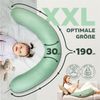 SEI Design Stillkissen Seitenschläferkissen Babynestchen Kuschelnest Schwangerschaftskissen, Schwangerschaftskissen mit Bezug, 1-tlg, Schwangerschaftskissen mit Bezug, Bezug 100% Baumwolle Bild 3