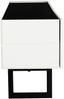 TV-Schrank 170 x 35 x 47 cm, MDF/Spanplatte in Schwarz-Weiß mit 3 Schubladen & Metallbeinen Bild 5