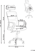Bürostuhl MONARCH Hellgrau Bild 2