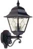 Außenleuchte, Wandlampe, Laterne, H 45 cm, Schwarz Bild 2