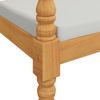 vidaXL Batavia-Bank mit Kissen 150 cm Massivholz Teak 319148 Bild 5